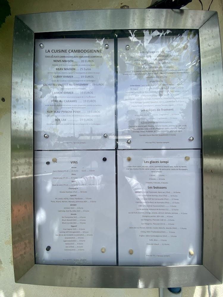 Restaurant Cambodgien, crêperie, les 3 sœurs . - Menu Image 1